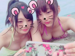 SNSでバズった水着ギャルたちのおっぱいアピール…エッチな身体がシコれるリア充女子の水着エロ画像の画像