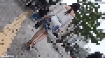 【盗撮】ちゃおず【痴漢動画】タイトミニの高身長オフショルJD＊指マンでアヘ声尻肉ケイレン＊ディルド激ピスで淫汁糸引きの画像