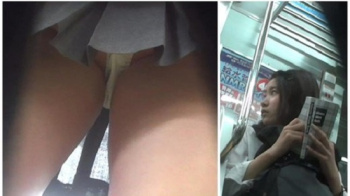 【mofumofu作品】JK追い撮り 純白おパンチュ盗った【JKパンチラ盗撮】の画像