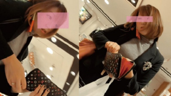 【パンチラえんじぇる作品】 フルHD高画質パンチラ逆さ撮り153 超カワイイ!お姉さんのお尻突き出しパンティー【パンチラ盗撮】の画像