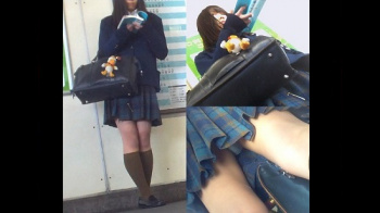 【BORMAN作品】JKちゃん抜き打ちパンツ検査 vol.45【JKパンチラ盗撮】の画像