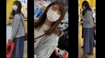 【パンチラ盗撮】【蟻目】#27 過去No. 1のスタイルなのに顔は川栄李○ちゃん似!八頭身美女モデルの逆さ撮り風景の画像