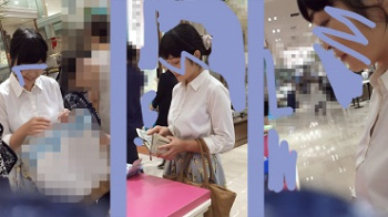 【パンチラ盗撮】【SayuMin】S11 清楚お姉さまのデパートショッピングの画像
