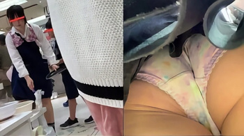 [ppffuull動画] 女子逆さ盗撮風vol.2＜パンチラ盗撮＞の画像