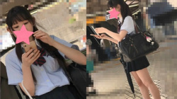[あどくろ動画]【制服JK】さかさんぽ 可愛いあのJK コンプリートセット（0日目～3日目）【顔出し】＜JKパンチラ盗撮＞の画像
