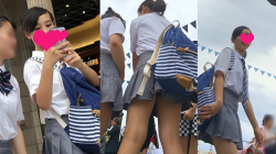 [369151動画]【4Kテーマパーク】超絶美◯女JK制服パンチラ 5＜JKパンチラ盗撮＞の画像