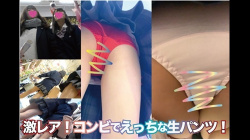 [ppz改動画] [4K]コンビでえっちな生パンツ！元気いっぱいJ○ちゃん！＜JKパンチラ盗撮＞の画像