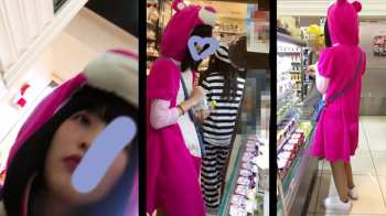 [SOX動画] S09 着ぐるみコスプレちゃん＜パンチラ盗撮＞の画像