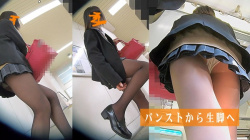 [カルネ動画] C009 ●K制服顔出し！ストッキングが破れてますよ！からの生足！＜JKパンチラ盗撮＞の画像