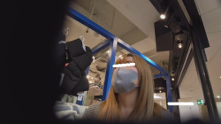 【逆さHERO】HERO10！君のパンティに出会うまで８回通った！愛嬌抜群のギャルのおまんこ大膨張＜パンチラ盗撮＞の画像