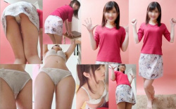 [やみつき！いちごパンツ動画] 素人パンチラ in 自宅で個人撮影会 vol.045 OL系コスチューム素人☆女子大生モデル まあやちゃん＜パンチラ盗撮＞の画像