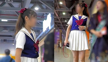 [P.P.KING動画] China cosplay event ８７＜パンチラ盗撮＞の画像