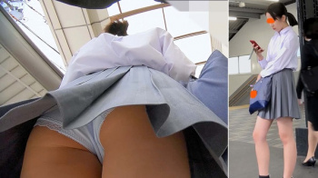 [カルネ動画] C016 ●K顔出し！第三者バレww！！セクシー度s級レベルの●Kちゃん！＜JKパンチラ盗撮＞の画像