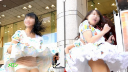 [メロン動画] 祭りだダンス vol.4 【4K】 アイドルダンスのお嬢さん まさかまさかの水色パ〇ツ！！！＜パンチラ盗撮＞の画像