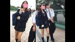 [堕天使動画] 高画質パンチラ●K世界027　スクールカースト最上位！陽キャ美少女の純白！＜JKパンチラ盗撮＞の画像