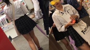 [ベニマル動画] 程よい可愛さのJK二人組＜パンチラ盗撮＞の画像