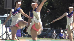 [ミツノリ223動画]【4K】地域イベ参加のバトンKチアダンス①＜パンチラ盗撮＞の画像