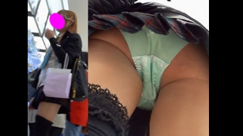 [堕天使動画] 高画質パンチラ世界034　[4K]超絶エロギャルのコスプレみたいな勝負服！そして勝負パンティーは清純＜パンチラ盗撮＞の画像