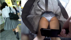 [ふくろう動画] めくり撮りパンチラ part49 プレミアム5＜JKパンチラ盗撮＞の画像