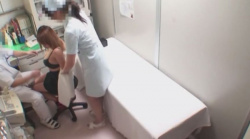 ～変態医師になすがままに巨乳を揉まれる22歳フリーターのナナコさん　子宮痛～　問診・触診編　ワイセツ婦人科医の過剰診察記録　#File15-A　の画像