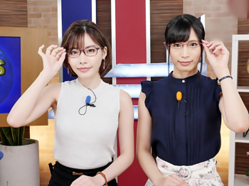 ［深田えいみ＼中条カノン］抜けちゃうなニュースの時間です♡美人女子アナが汚されちゃう事故が日本全国に配信されちまったwwwwwwの画像