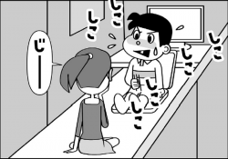 エロ漫画・可愛い女の子に合法的にチン見せする手順の画像