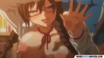 【エロアニメ】いけない生徒にご指導願います♪とか言って野獣みたいな教師とセクロスしちゃうメガネJKは変な性癖を持ったド変態なんですの画像