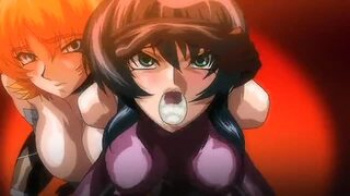【エロアニメ】メス豚と化した姉妹はなんと女忍者！？目隠しフェラ抜きなんてことやってますがこれは性奴隷ですかの画像