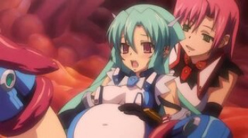 【エロアニメ】魔法少女が触手にレイプされて種付け孕ませられてボテ腹になっちゃって卵を出産しちゃってるじゃないかの画像