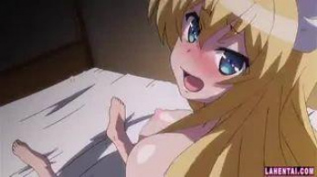 【エロアニメ】お嬢様が裸エプロン姿にさせられて執事にエロいことされてんなぁ…おまんこ舐められてそんな汚いところを…なんての画像