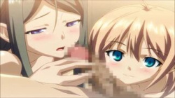 【エロアニメ】美少女姉妹とお風呂で3Pエッチ♪二人でチンポをしゃぶってくれるなんてこんなハーレムありえへんの画像