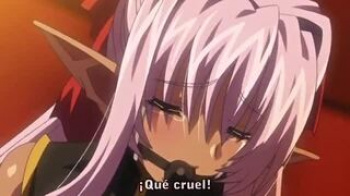 【エロアニメ】ダークエルフの姫にして騎士の女は幼馴染の男に催眠かけられて凌辱されて羞恥プレイに喘ぎまくるの画像
