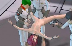 【3Dエロアニメ】宇宙船で拉致された女兵士はパイパンまんこをいじられまくるわ中出しセクロスさせられるわ散々な目にあってんなの画像