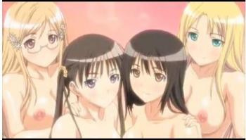 ［エロアニメ］先輩JKがコスプレエッチしたいっていうからしてしまった男子は謎の転校生JKにも翻弄されてタジタジの画像