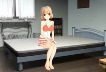 ［3Dエロアニメ］スレンダーなのに美巨乳なお姉さんと主観でセクロス…しかも超やさしくしてくれるから嬉しい楽しい大好きの画像