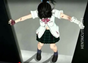 ［3Dエロアニメ］捕らわれ拘束され凌辱されてるメガネJKを助けに来た武闘派のJKもまた武器を奪われ犯されるのであったの画像