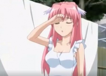 ［エロアニメ］アパートの管理人さんが裸エプロンで掃除してたから襲っちゃった男は豹変して悪魔的になってしまった…っていう淫夢なのだの画像
