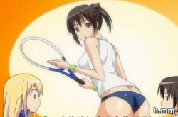 ［エロアニメ］夏休みのテニス合宿でJKが練習着にブルマを穿いてたら何だか話が盛り上がっちゃってるんですけどの画像