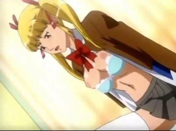 ［エロアニメ］ツインテールの制服JKに足コキさせてから～のセクロス…このマニアックな始まり方でド変態確定ですの画像