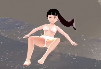 ［3Dエロアニメ］二十四歳パン屋アルバイト女子が初めてのグラビア撮影で白ビキニに挑戦って感じなんでしょうかねの画像