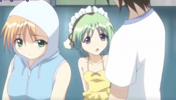 ［エロアニメ］野外でメイドとエッチしてる男…この二人の関係はいったいどうなのか…メイド仲間にこの関係がバレそうになってるけどの画像
