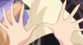 ［エロアニメ］何してんのよ？恋人同士の証のフェラチオですけど…人前でそんなことするなんて変態ね！変態じゃありません淫乱ですけどの画像