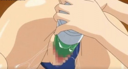 ［エロアニメ］体操服ブルマの女の子がディルドをフェラチオしながらおまんこにはバイブを突っ込まれながら何か妄想してる…あなたのオチンポ欲しくてぐちょぐちょなのだってさの画像