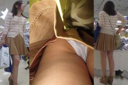 【逆さ撮り盗撮エロ画像】女の子のスカートを覗きたくなったのでパンチラを集めてみましたｗｗｗの画像