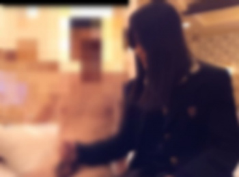 【無修正】制服JK2の初援交手コキが初々しくてヤバい……!の画像