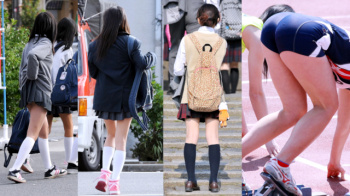 【eros862街撮りJC】幼さの残る発育途中な青い果実を愛でるJCと思われる様々な場所で撮られた盗撮画像10 + αの画像