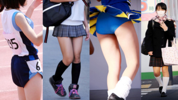 【eros938街撮りJC】幼さの残る発育途中な青い果実を愛でるJCと思われる様々な場所で撮られた盗撮画像12 + αの画像