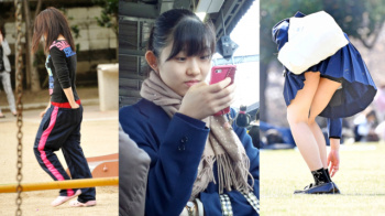 【eros988街撮りJK】制服姿とピチピチの白い肌がエロスを醸し出す何処かで見たことがあるかもしれないJK盗撮画像41の画像