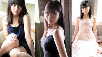 【田中美久1】水着じゃなくても主張する巨乳がエロいまだ19歳ロリフェイスの雑誌グラビア画像の画像