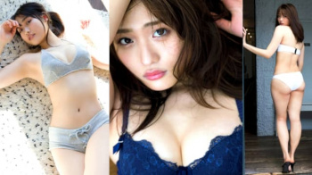 【石田桃香7】程よい肉感的なボディとエロい唇に目が奪われる23歳ちゃんももの雑誌グラビア画像4の画像